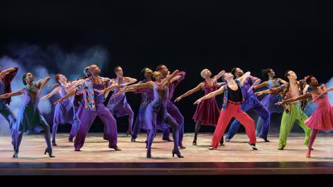 Alvin Ailey American Dance Theater in Billy Wilson's The Winter in Lisbon. Photo by Paul Kolnik